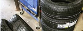 Michelin racing tires and Michelin Defender 2